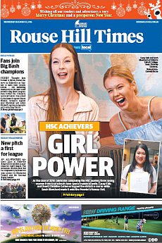 Rouse Hill Times - December 21st 2016